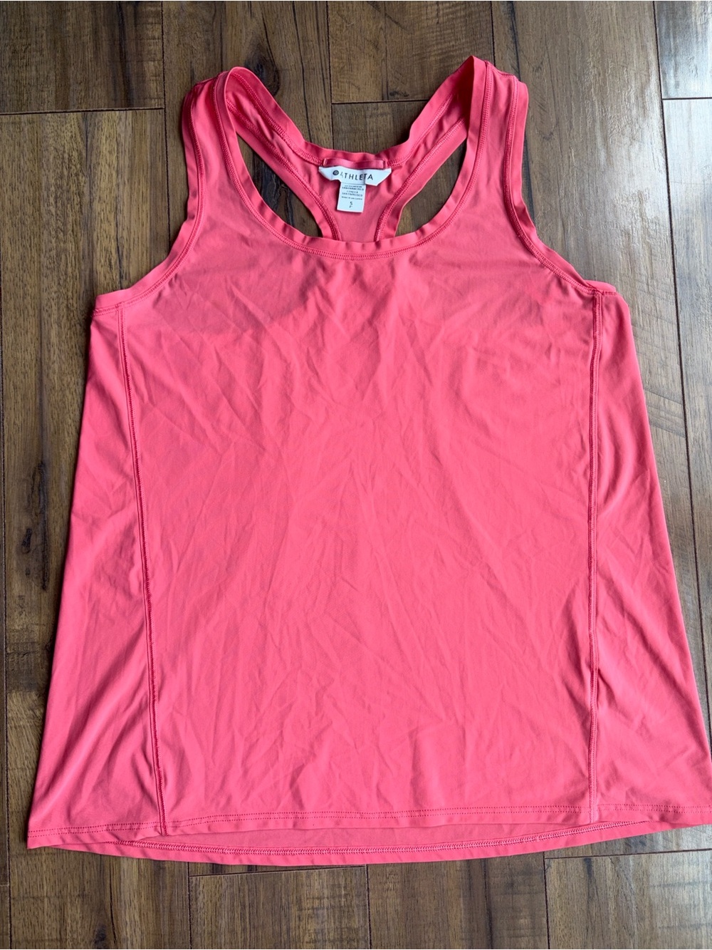 ATHLETA Women’s Coral Pink Racerback Performance Tank